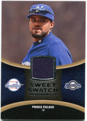 Prince Fielder Upper Deck Sweet Spot Sweet Swatch Jersey Card 2008