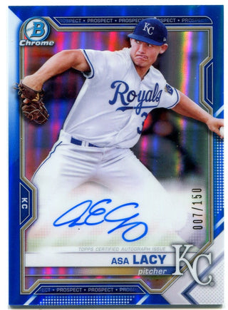 Asa Lacy Bowman Chrome Auto Prospect 007/150 #CPA-AL