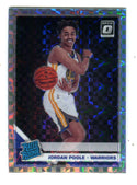 Jordan Poole 2019-20 Donruss Optic Checkerboard #169 RC