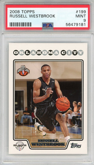 Russell Westbrook 2008 Topps Rookie Card #199 (PSA)