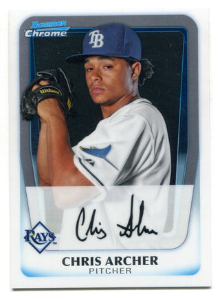 Chris Archer 2011 Bowman Chrome Rookie Card