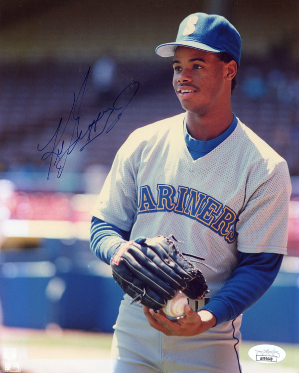 Ken Griffey Jr. Autographed 8x10 Photo (JSA)