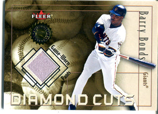 Barry Bonds Fleer Diamond Cuts 2001 Jersey Card