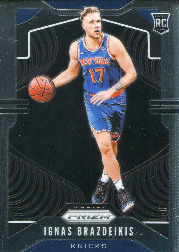 Ignas Brazdeikis 2019-20 Panini Prizm Rookie Card