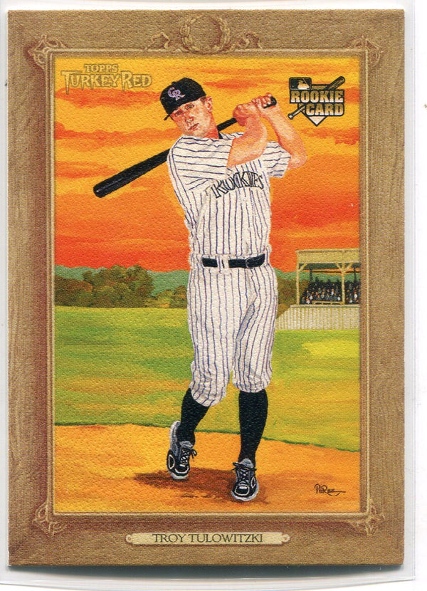 Troy Tulowitzki 2007 Topps Turkey Red Rookie Card