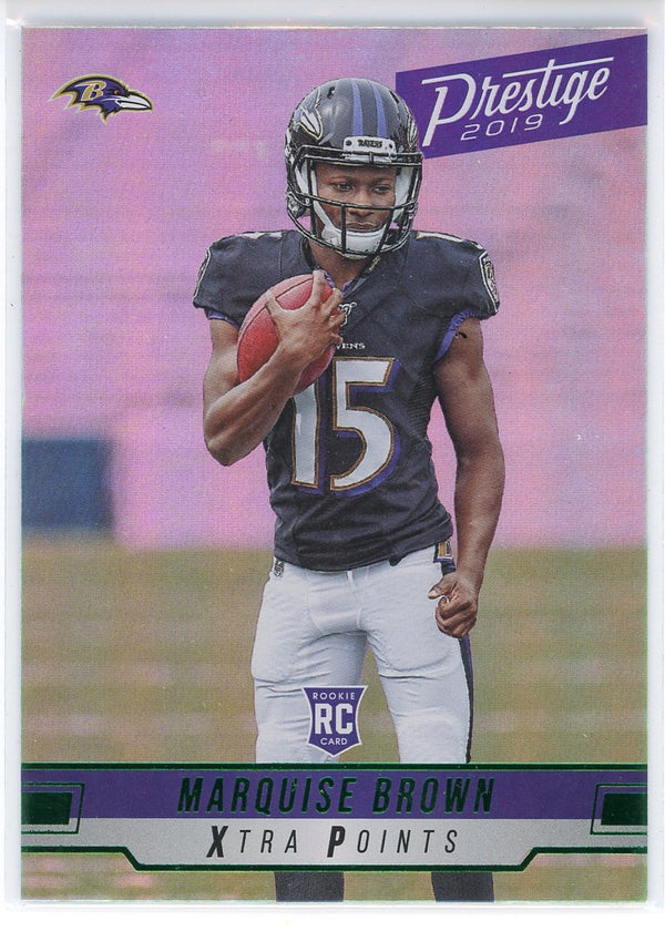 Marquise Brown 2019 Panini Prestige Rookie Card #260