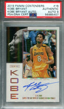 Kobe Bryant 2019 Panini Contenders #16 PSA Authentic Auto 9 Card