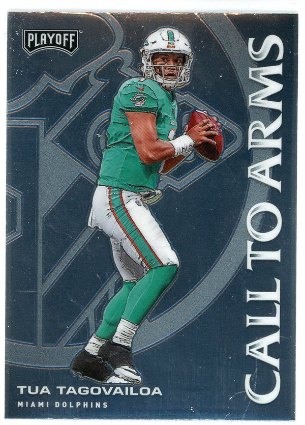 Tua Tagovailoa 2020 Panini Playoff Call to Arms Rookie Card #CA-18