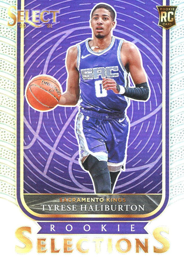 Tyrese Haliburton 2021 Panini Select Rookie Card #3