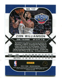 Zion Williamson 2020 Panini Obsidian #117 Card /99