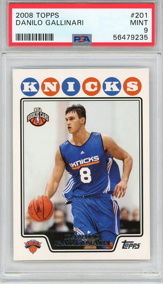 Danilo Gallinari 2008 Topps Rookie Card #201 (PSA)