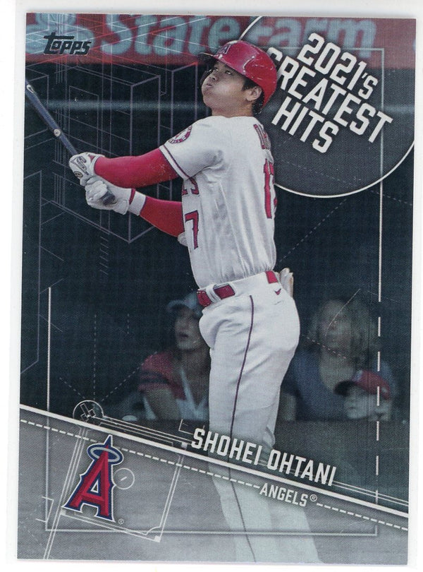 Shohei Ohtani 2022 Topps 2021's Greatest Hits Insert Card #21GH-9