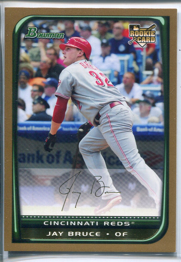 Jay Bruce 2008 Bowman Gold Rookie Card