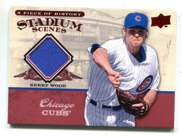 Kerry Wood 2008 Stadium Scenes #SS12 Patch Card