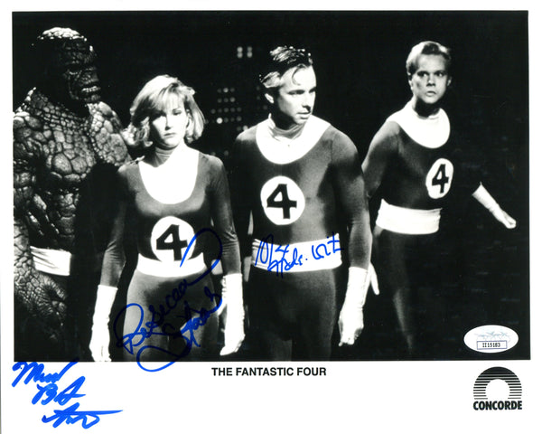 The Fantastic Four Autographed B&W 8x10 Photo (JSA)