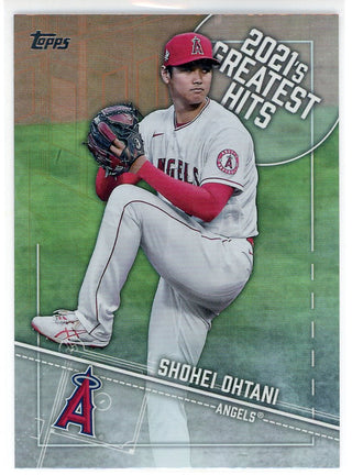 Shohei Ohtani 2022 Topps 2021's Greatest Hits Insert Card #21GH-10