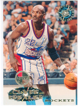 Clyde Drexler 1996 Topps Stadium Club Members Only Card #268