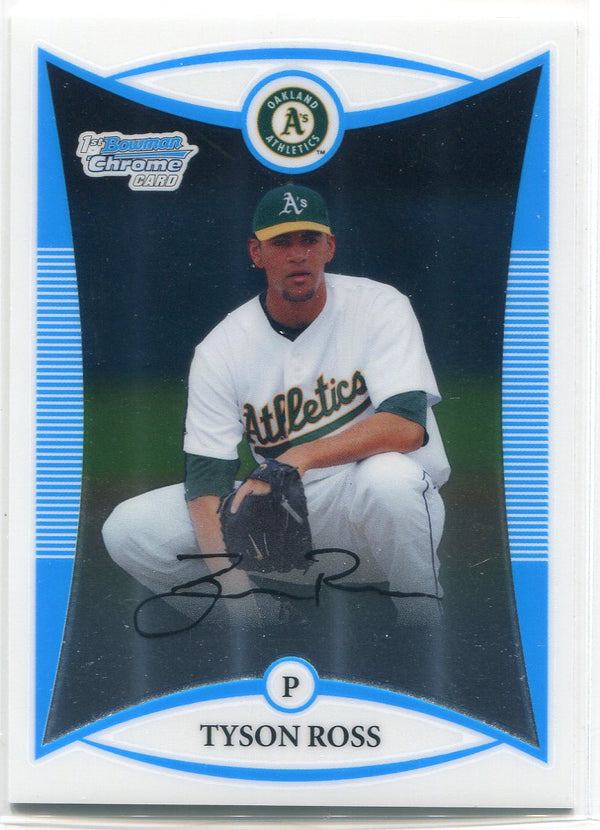 Tyson Ross 2008 1st Bowman Chrome Rookie Card