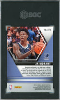 Ja Morant 2019-20 Panini Mosaic NBA Debut Rookie Card #274 (SGC 9.5)