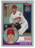 Shohei Ohtani 2018 Topps Chrome Rookie Variation Refractor Card #83T-6