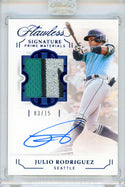 Julio Rodriguez Autographed 2022 Panini Flawless Signature Prime Materials Rookie Patch Card #SPM-JR