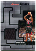 Luol Deng Bowman Relics 2007 Jersey Card