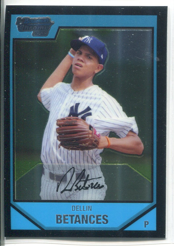 Dellin Betances 2007 1st Bowman Chrome Rookie Card