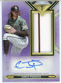 Chris Paddack Autographed 2021 Topps Triple Threads Jersey Card #ASJR-CP