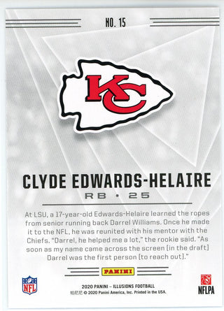 Clyde Edwards-Helaire 2020 Panini Illusions Rookie Card #15