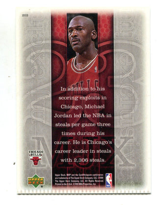 Michael Jordan 1999 Upper Deck MVP Exclusives #203 Card