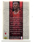 Michael Jordan 1999 Upper Deck MVP Exclusives #185 Card