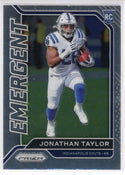 Jonathan Taylor 2020 Panini Prizm Emergent Rookie Card #4