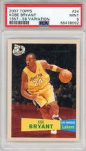 Kobe Bryant 2007 Topps 57-58 Variation Card #24 (PSA)