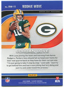 Jordan Love 2020 Panini Playoff Rookie Wave Rookie Card #RW11