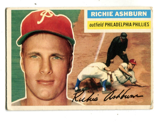 Richie Ashburn 1956 Topps #120 Card