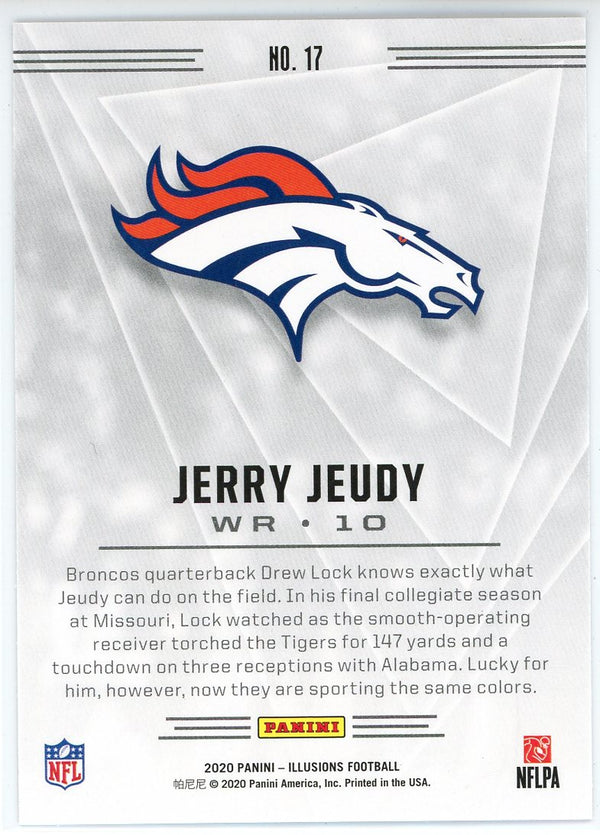 Jerry Jeudy 2020 Panini Illusions Rookie Card #17