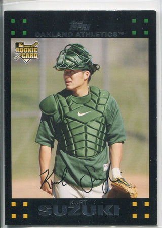 Kurt Suzuki 2007 Topps Rookie Card