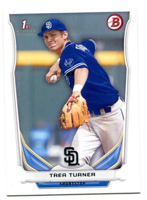 Trea Turner 2014 Bowman Rookie Card