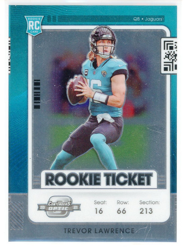 Trevor Lawrence 2021 Panini Contenders Optic Rookie Ticket Card #93