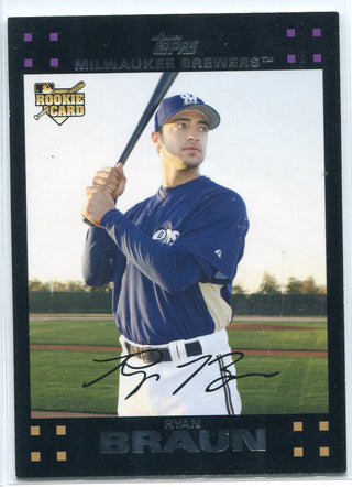 Ryan Braun 2007 Topps Rookie Card