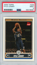 Kyle Lowry 2006 Topps Rookie Card #226 (PSA)