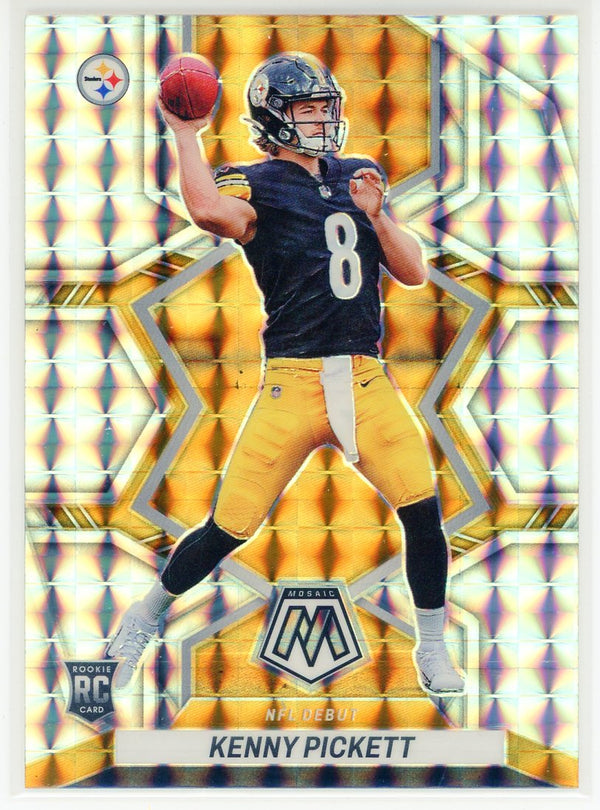 Kenny Pickett 2022 Panini Mosaic NFL Debut Silver Prizm Rookie Card #270