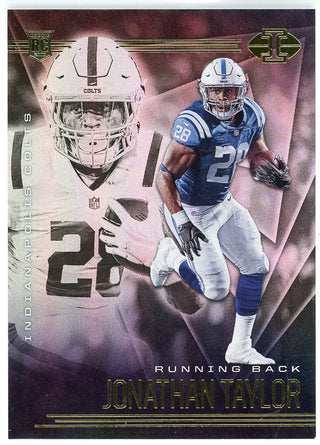 Jonathan Taylor 2020 Panini Illusions Gold Rookie Card #14