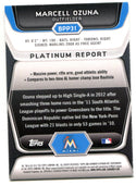 Marcell Ozuna 2012 Bowman Platinum Rookie Card