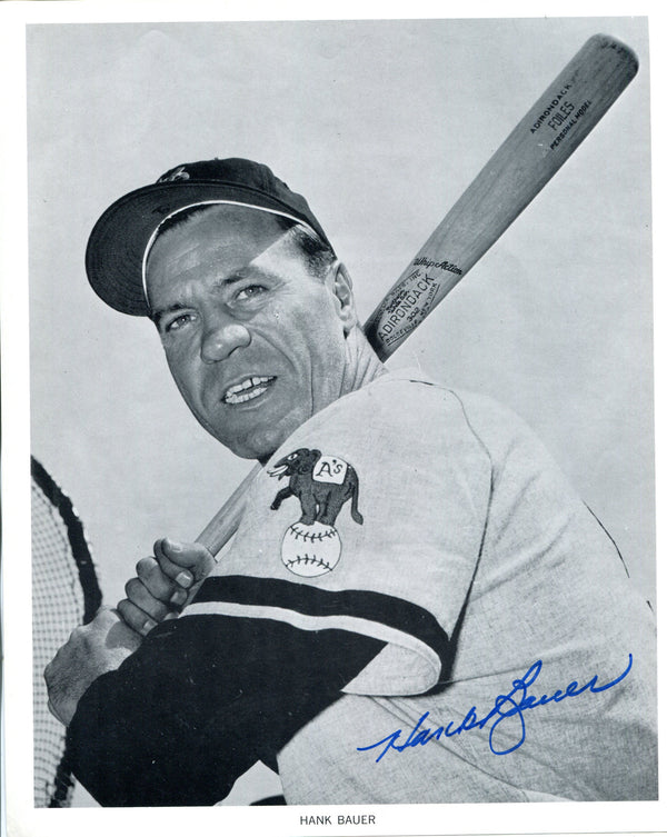 Hank Bauer Autographed 8x10 Photo