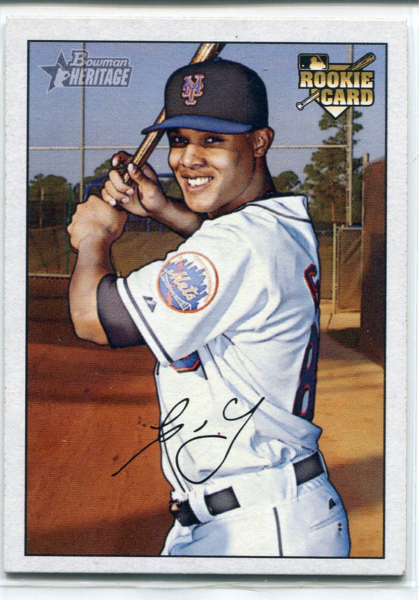 Carlos Gomez 2007 Topps Heritage Rookie Card