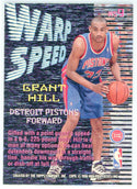 Grant Hill 1996 Topps Stadium Club Members Only Warp Speed Card #WS9