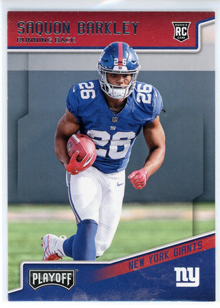 Saquon Barkley 2018 Panini Playoff Rookie Card #201