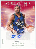 Grant Hill Autographed 2020-21 Panini Origins Legendary Card #LA-GHL