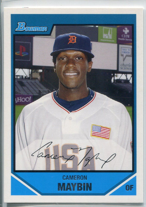 Cameron Maybin 2007 Bowman Rookie Card